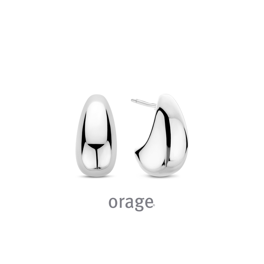 Boucles d'oreilles "gouttes" en acier inoxydable (BA145)