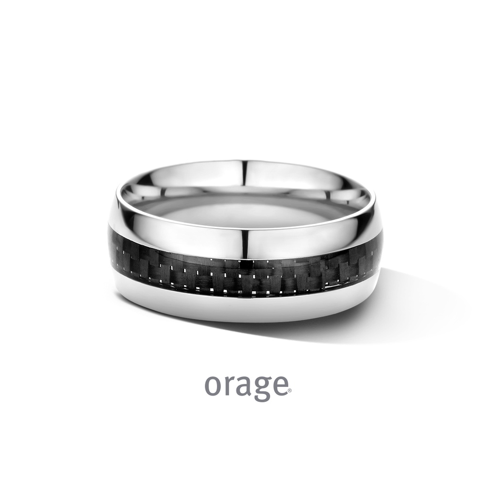 Bague pour hommes en acier inoxydable (58-68)(BA184)