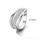 Bague en Argent rhodié 925/1000 & Oxyde de zirconium (52-62) (BA196)