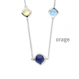 Collier en argent 925/1000 rhodié