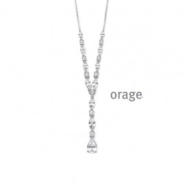 Collier en argent rhodié 925/1000