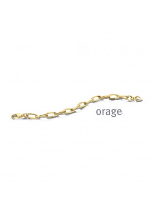 Bracelet acier jaune 21 cm