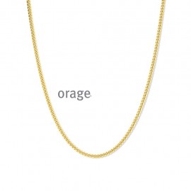 Collier acier jaune 3mm