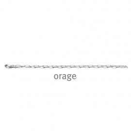 Collier "mini maillon" en argent 925/1000 (AS446/42) [K/4209/42-A]