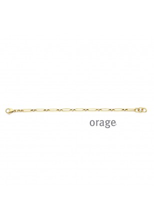 Bracelet acier jaune