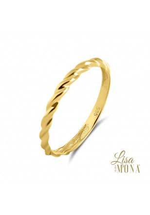 Bague en or jaune 14K [LMG0699]