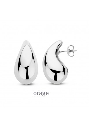 Boucles d'oreilles Gouttes argent