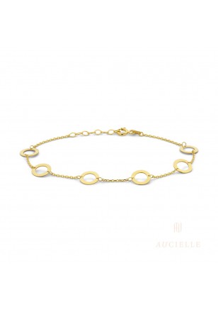 Bracelet ronde Or Jaune 18K 16+2cm