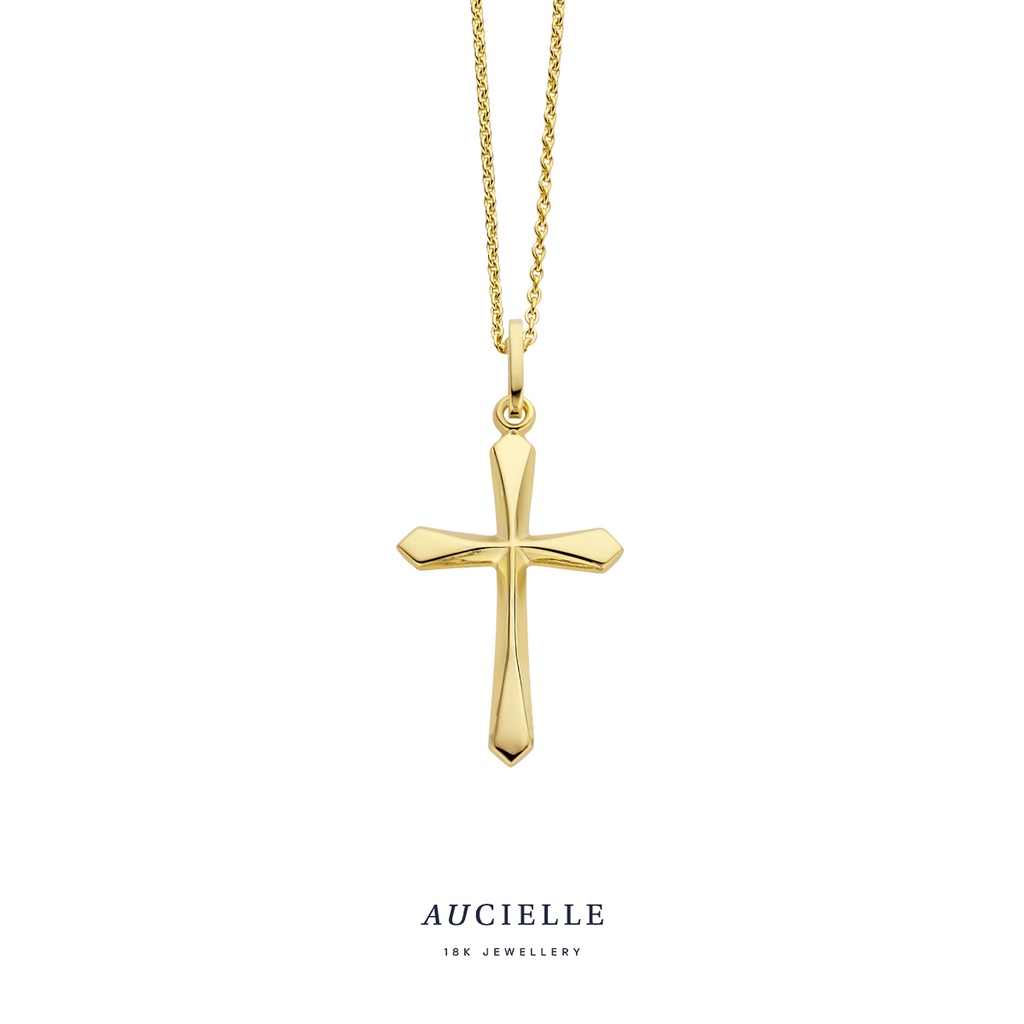 Pendentif croix Or Jaune 18K