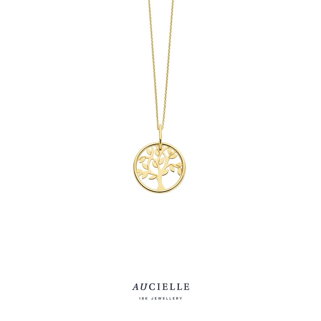 Pendentif arbre de vie Or Jaune 18K