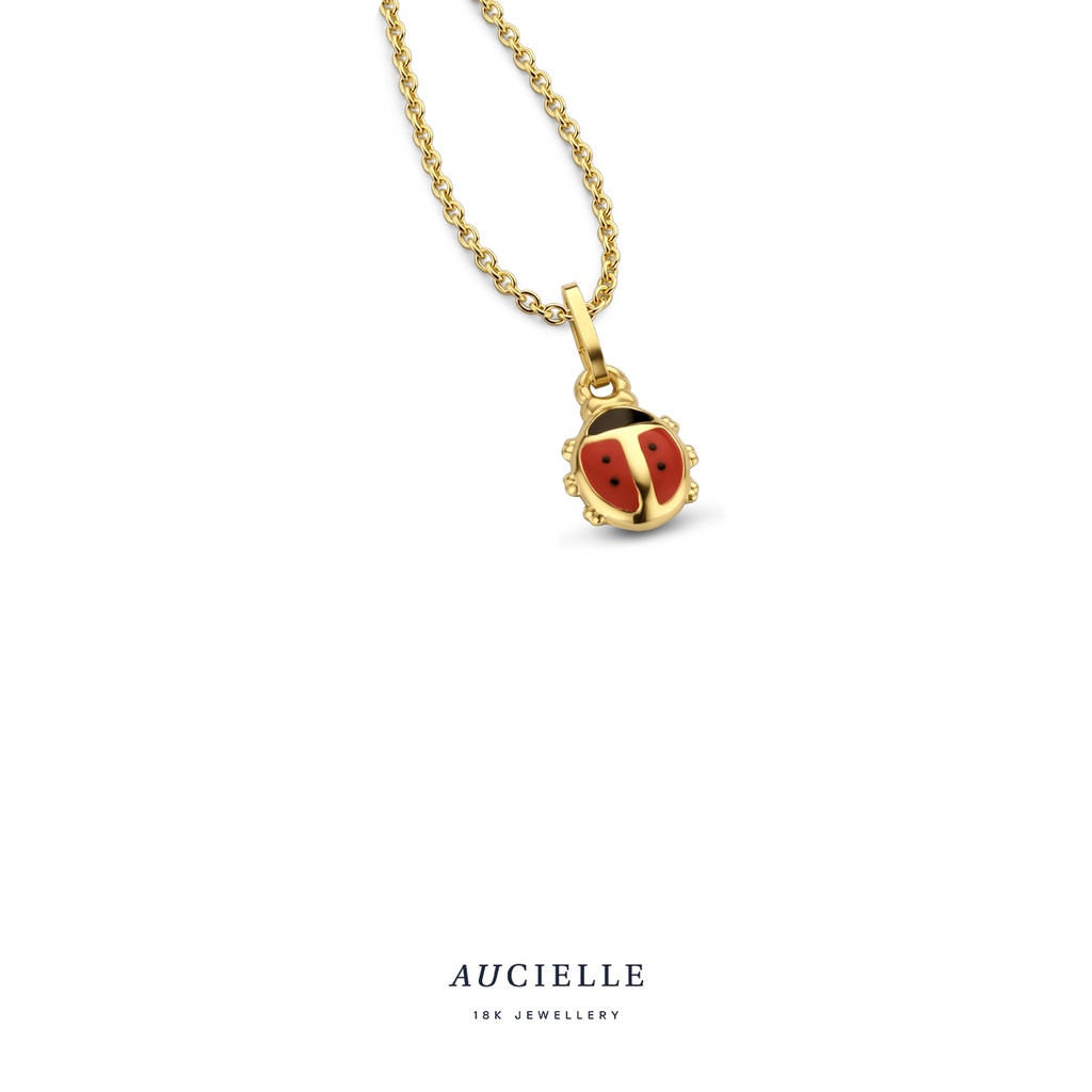 Pendentif Or Jaune 18K coccinelle