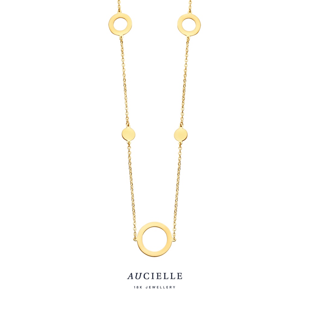 Collier rond Or Jaune 18K 45cm