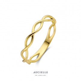 Bague Or Jaune 18K infinity (50-56) [AR0024B]