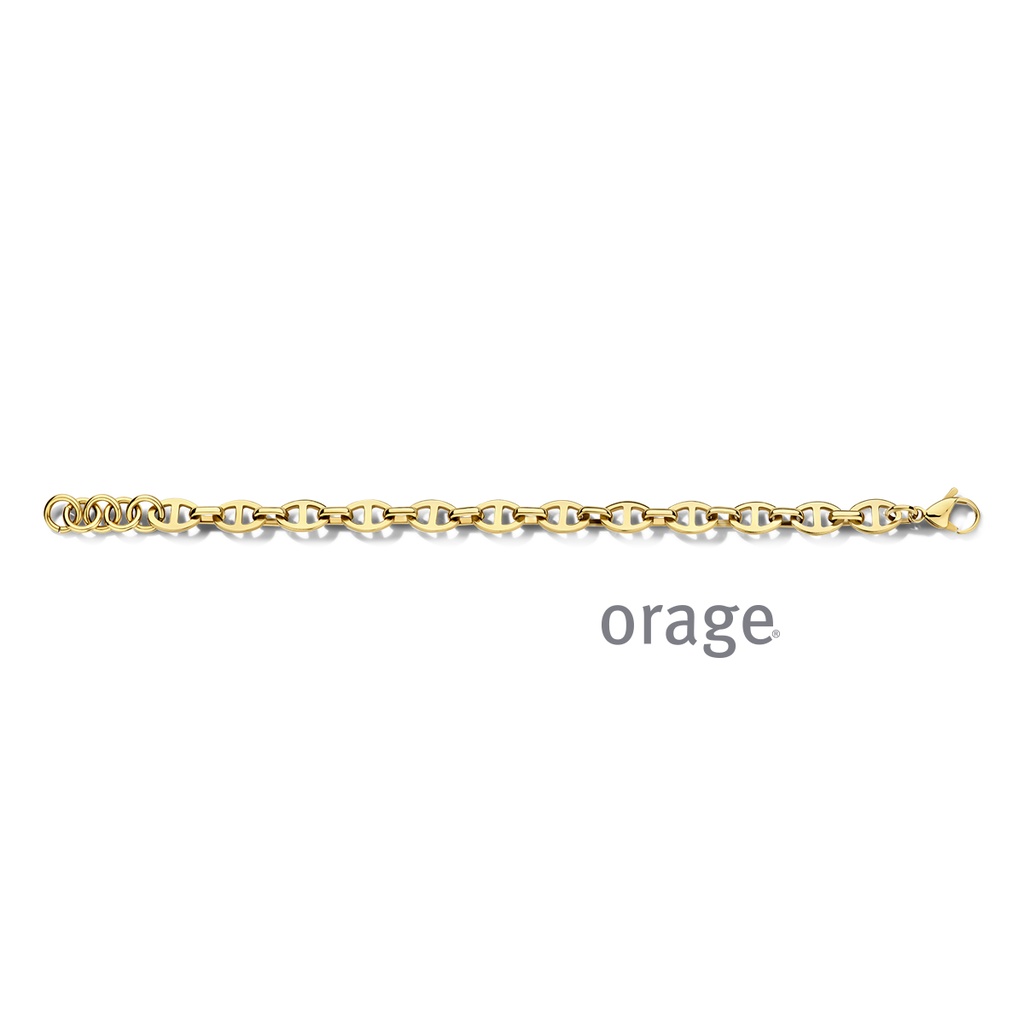 Bracelet acier jaune 20cm (BA135)