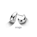 Boucles d'oreilles "gouttes" en acier inoxydable (BA145)