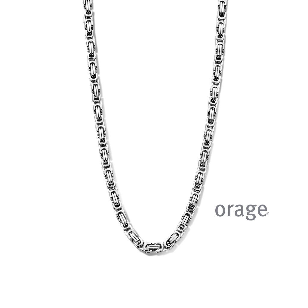 Collier en acier inoxydable pour hommes 55cm(BA164)