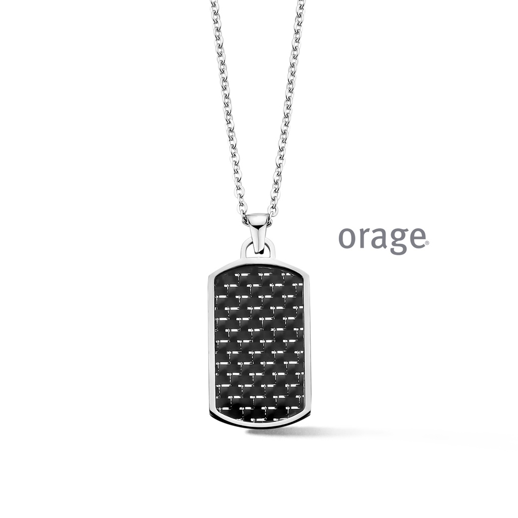 Collier pour hommes en acier inoxydable 55cm (BA176)