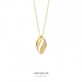 Pendentif en Or Jaune 18K et Diamant de 0.050ct