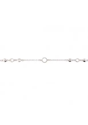 Bracelet rond 925 rh (V/28)