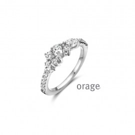 Bague en argent rhodié 925/1000 (50-58) [AW020]