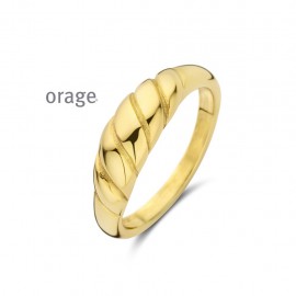 Bague acier jaune (52-60) [AW269]