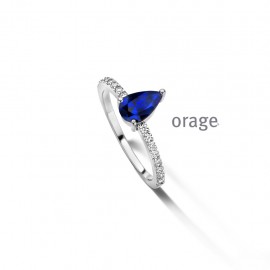 Bague Argent 925/1000 rhodié  (52-58) [AW003]