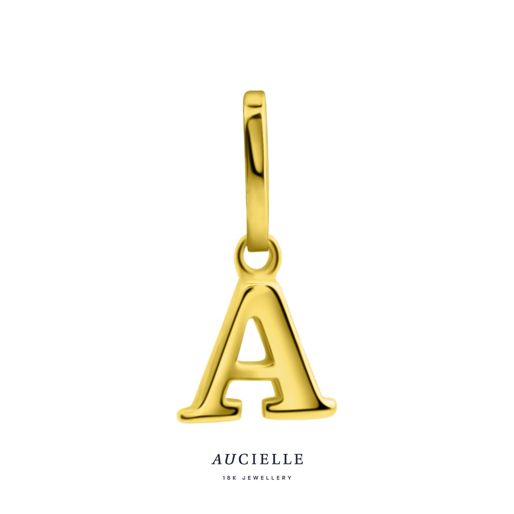 Pendentif Or Jaune 18K lettre