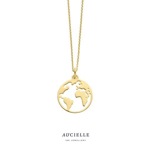 [AH0088B] Pendentif globe Or Jaune 18K