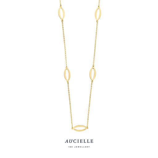 [AK0005B] Collier Or Jaune 18K 45cm