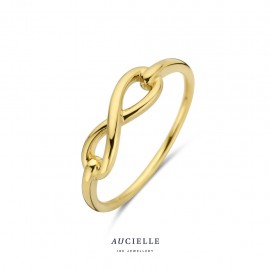 Bague Or Jaune 18K infini (50-56) [AR0050B]