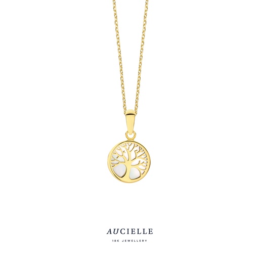 [AH0108C] Pendentif Arbre de vie en Or Jaune 18K