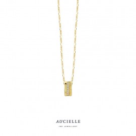 [AH0142D] Pendentif Or Jaune 18K et diamant 0.144ct