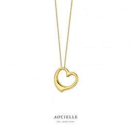 [AH0159B] Pendentif coeur en Or Jaune 18K